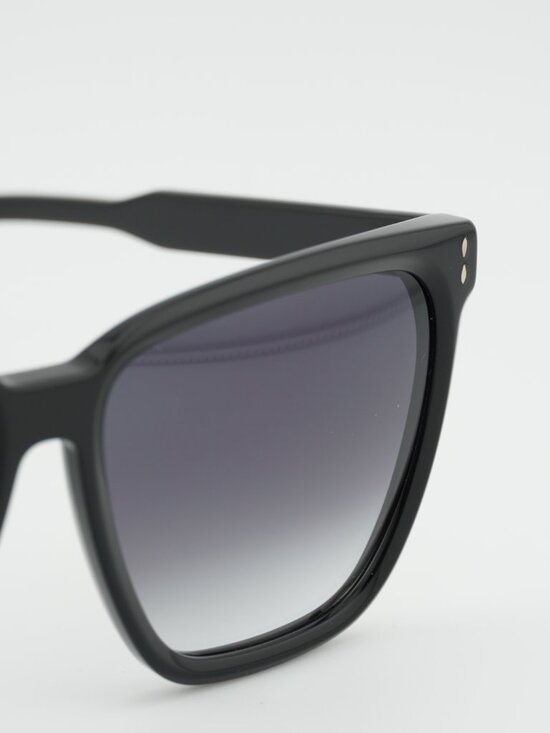 Isabel Marant IM 0151/S 0807 9O Sunglasses Black Square Frame, Grey Lenses main image 9